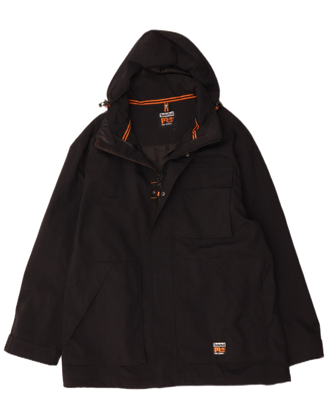 Męska kurtka wiatrówka z kapturem Timberland UK 44 2XL Czarny poliamid
