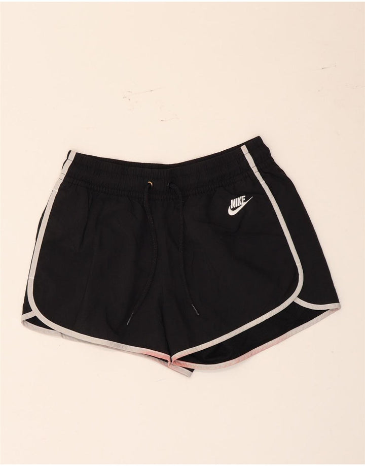 Damskie spodenki sportowe Nike UK 10, małe, czarne, poliestrowe