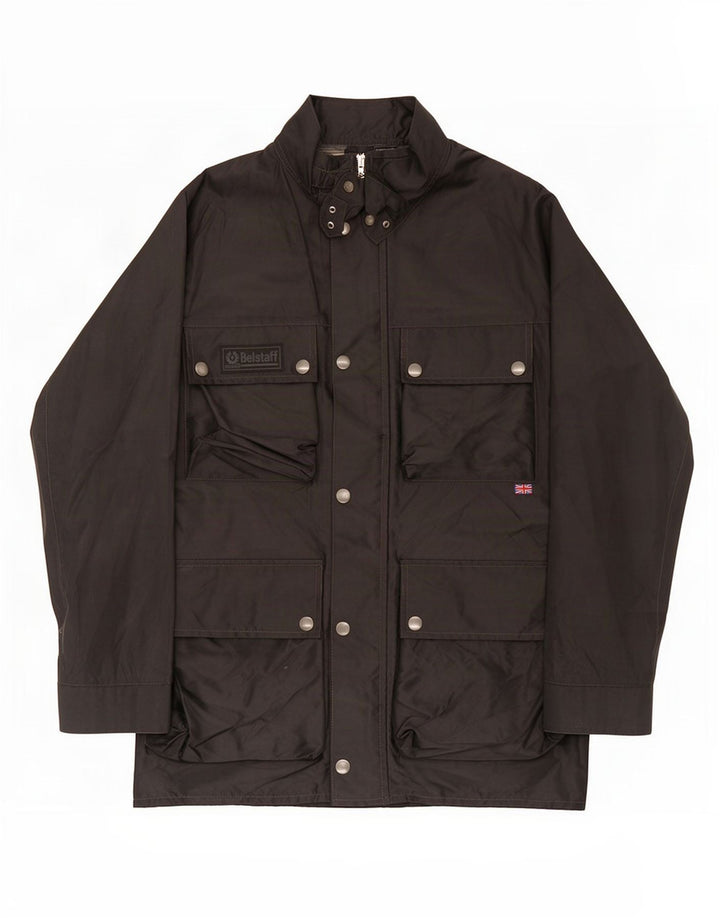 Męska kurtka wyścigowa Belstaff UK 38, średni czarny nylon