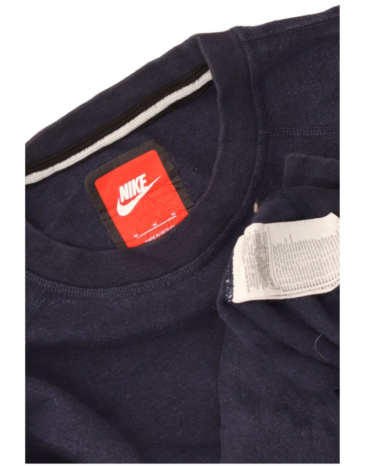 Męska bluza dresowa Nike, średnia, granatowa, bawełniana