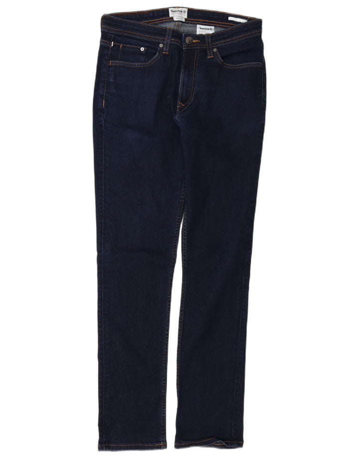 Męskie jeansy Timberland Slim W30 L32 Granatowa bawełna