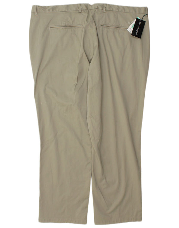Marks & Spencer Męskie spodnie typu chino z autografem W42 L29, bawełna khaki