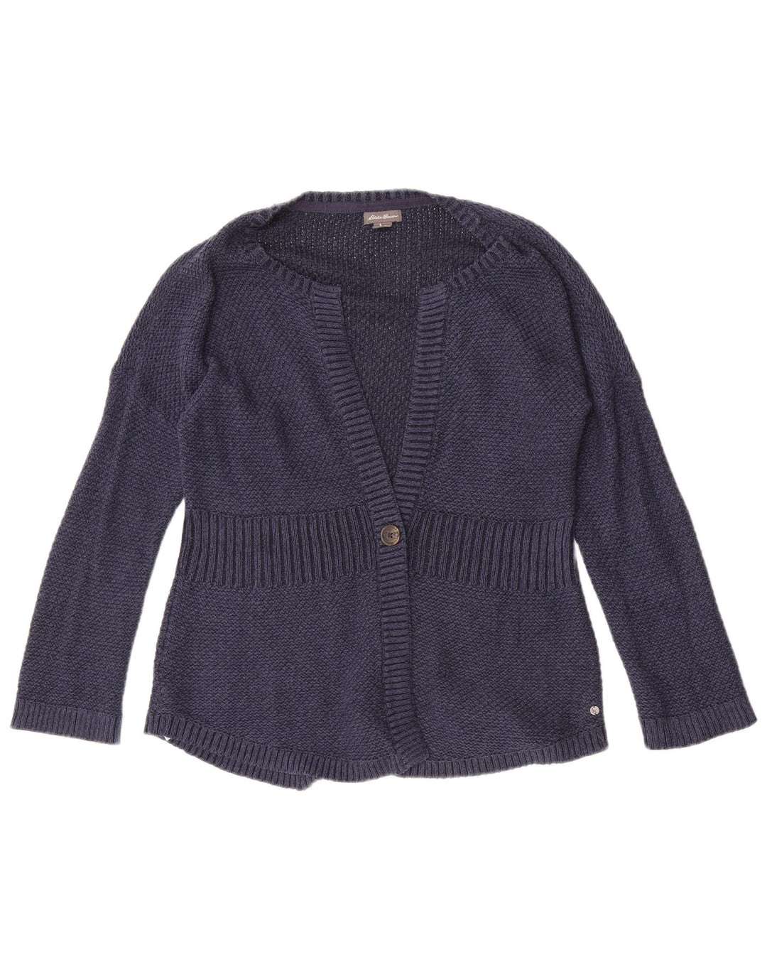 Sweter damski Eddie Bauer UK 14, średni granatowy, bawełniany