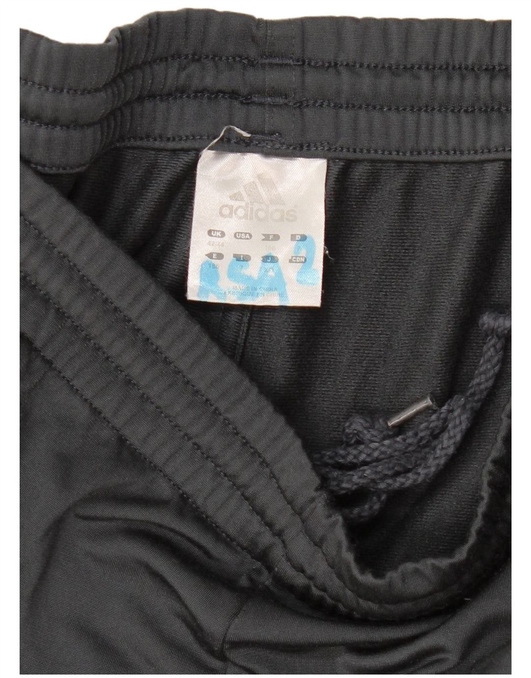 Męskie spodnie dresowe Adidas UK 42/44, duże, szare, poliestrowe
