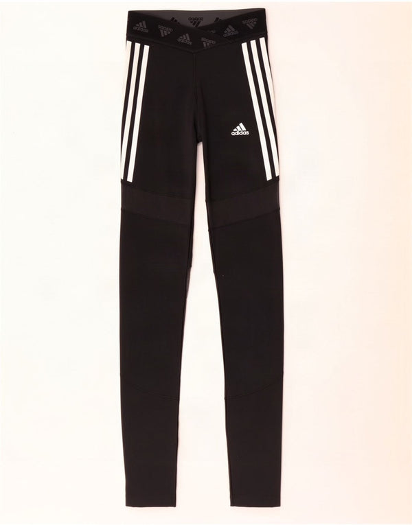 Damskie legginsy Adidas Aeroready Graphic UK 8/10 Small Black