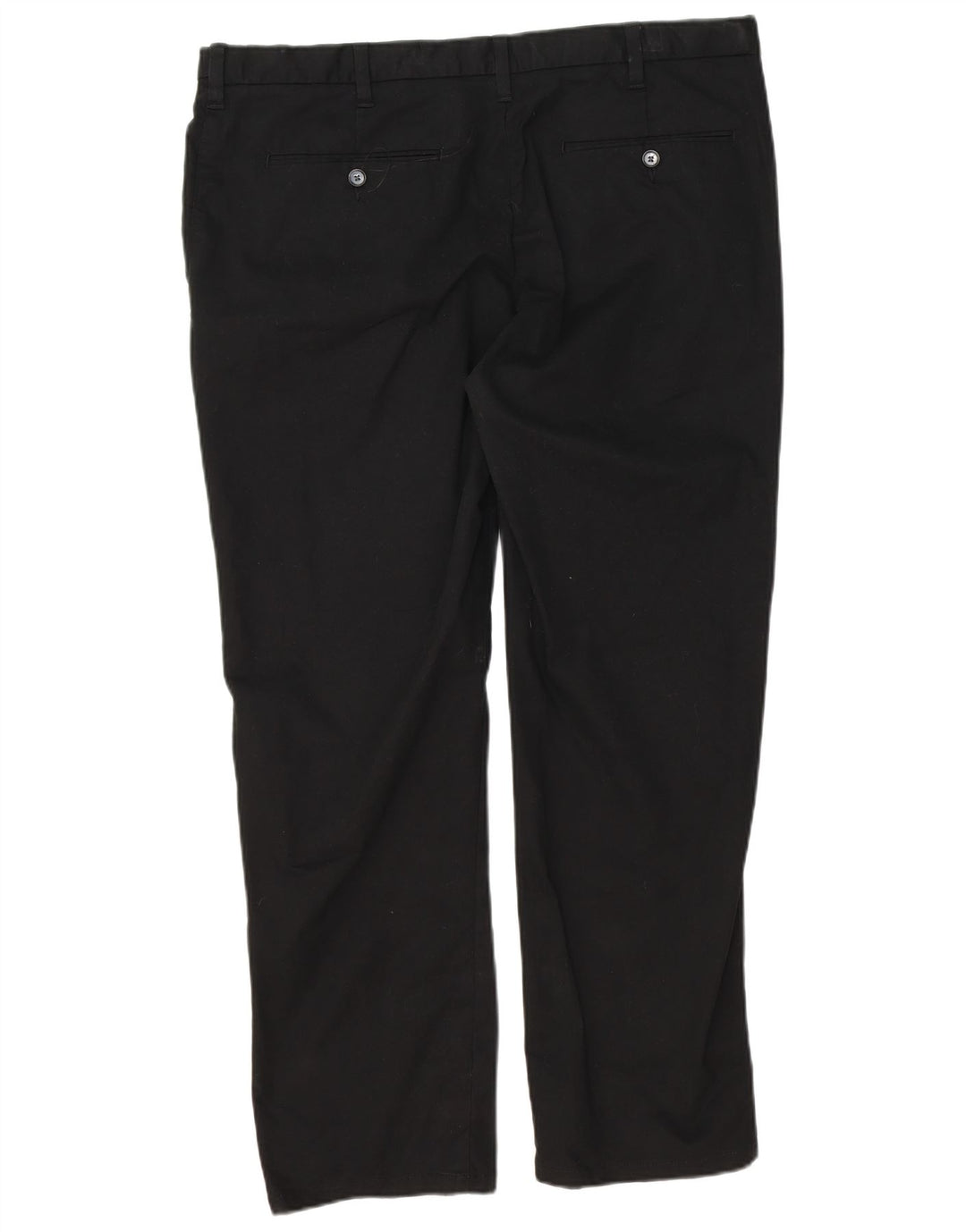 Męskie spodnie chino o regularnym kroju Marks & Spencer W38 L29, czarne, bawełniane