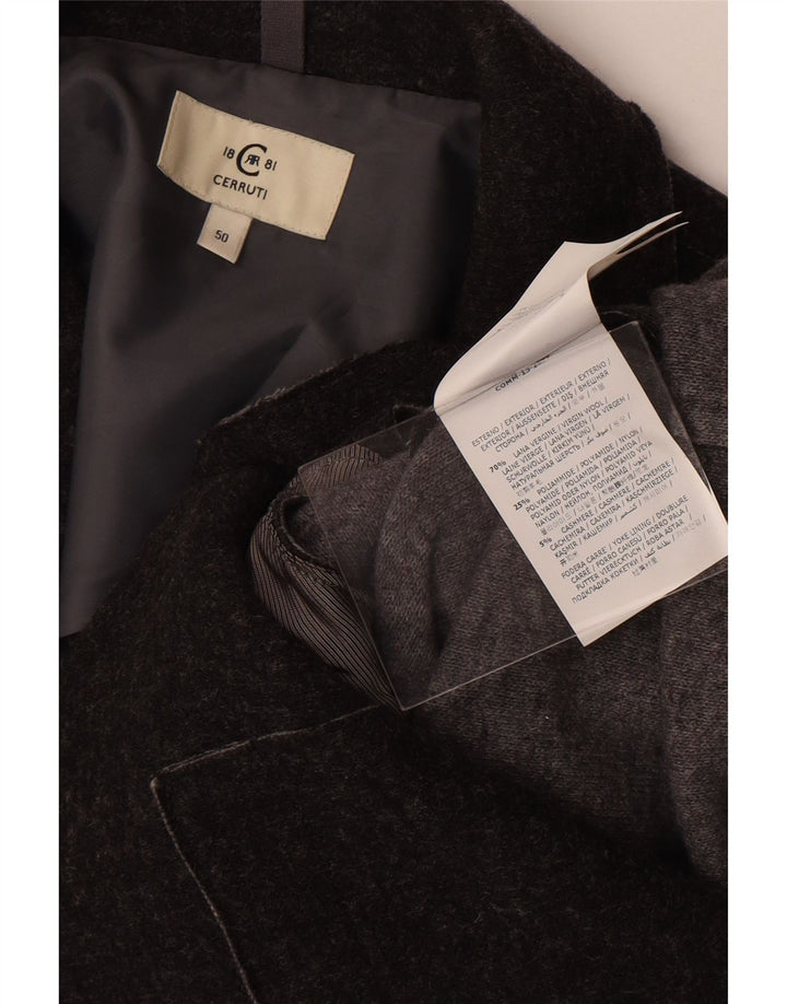 Cerruti 1881 Damska marynarka zapinana na 3 guziki IT 50 XL Szara wełna