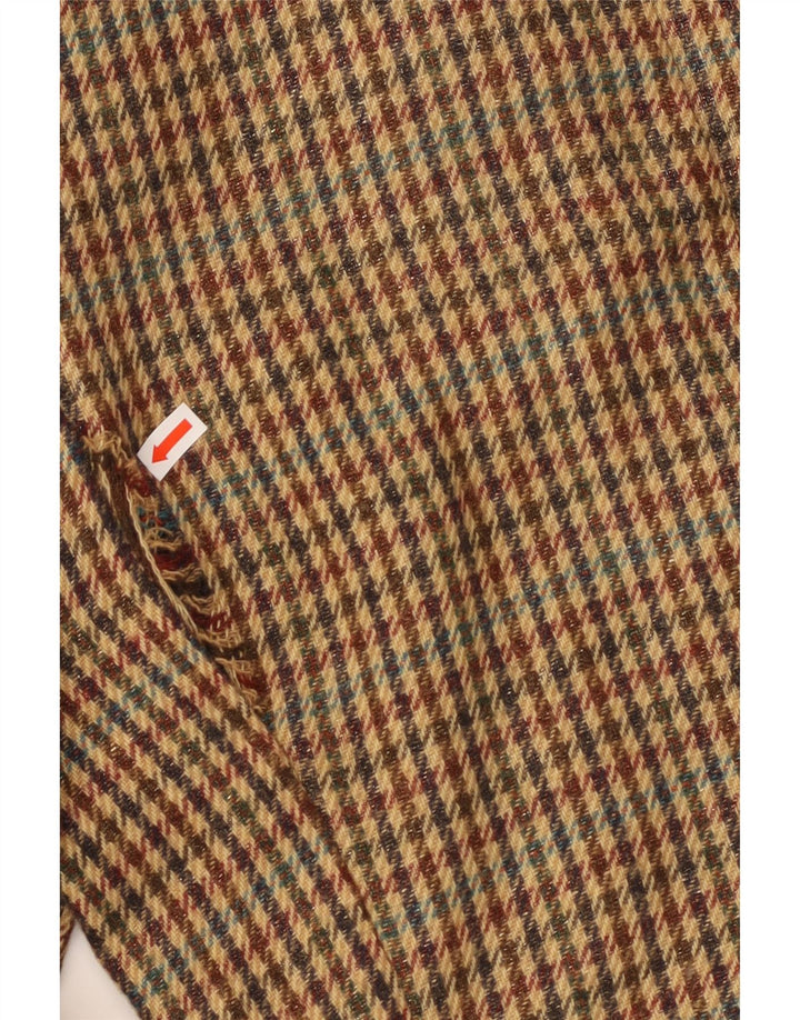 RICH & ROYAL Damska marynarka zapinana na 1 guzik EU 38 Średni brąz w pepitkę