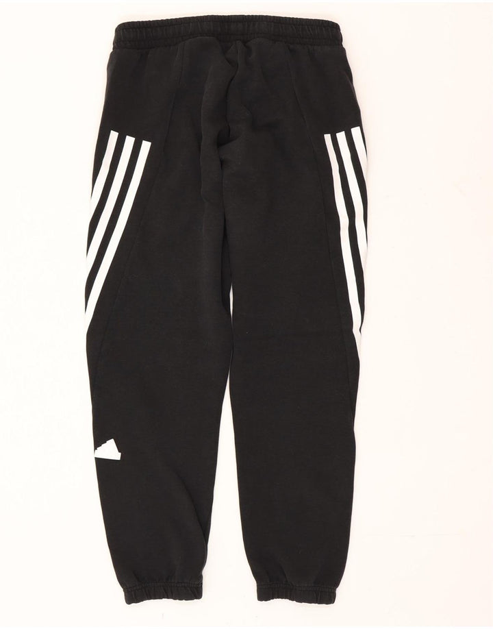 Męskie spodnie dresowe Adidas, średnie czarne, bawełniane