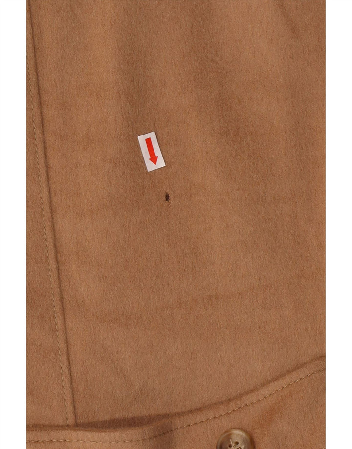 MAX MARA Damska marynarka zapinana na 4 guziki UK 14, duża, beżowa, Camelhair Classic
