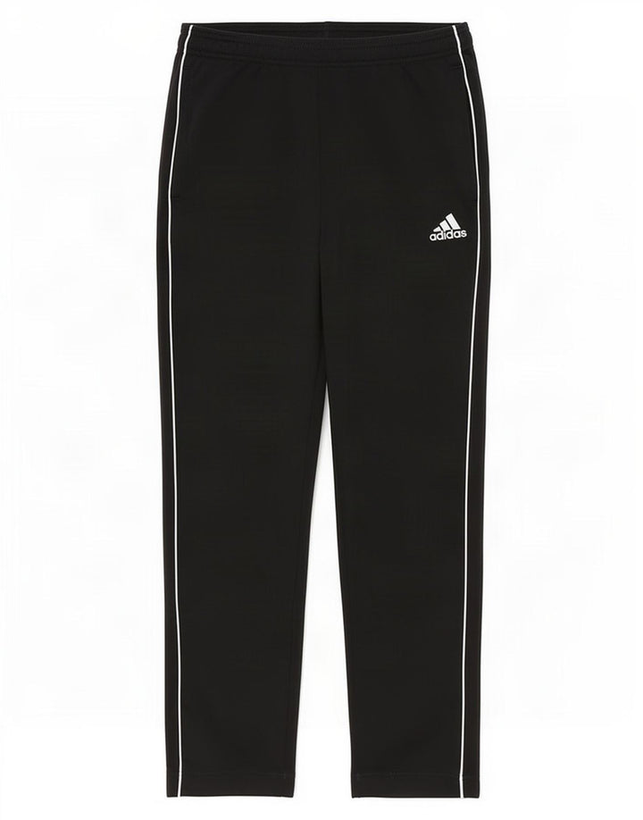 Damskie spodnie dresowe Adidas UK 14, duże, czarne, poliestrowe