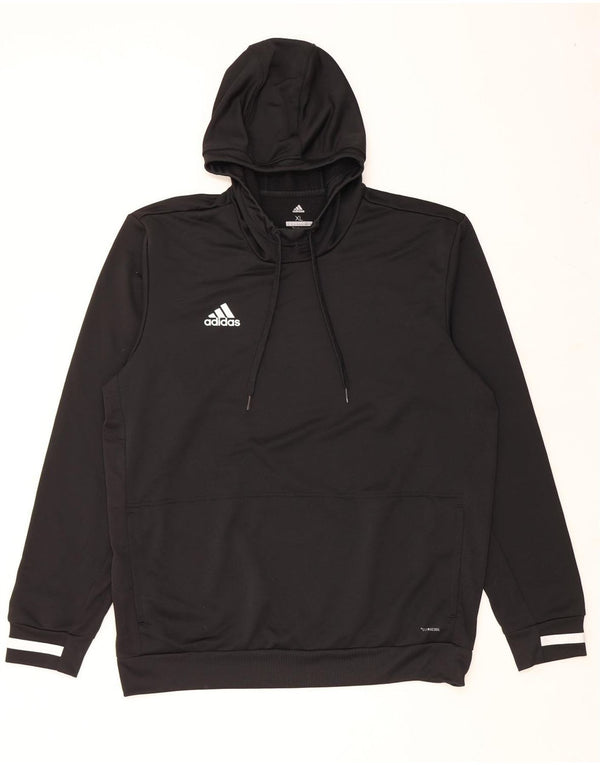 Męska bluza z kapturem Climacool ADIDAS XL, czarny poliester