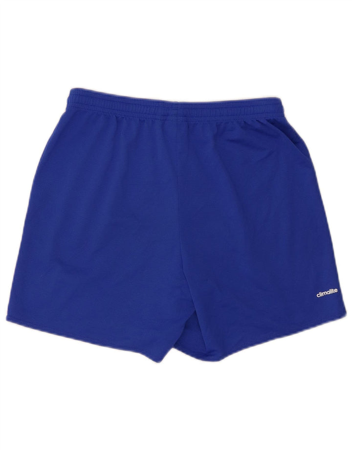 Spodenki sportowe Adidas damskie Climalite UK 10, małe, niebieskie, poliestrowe