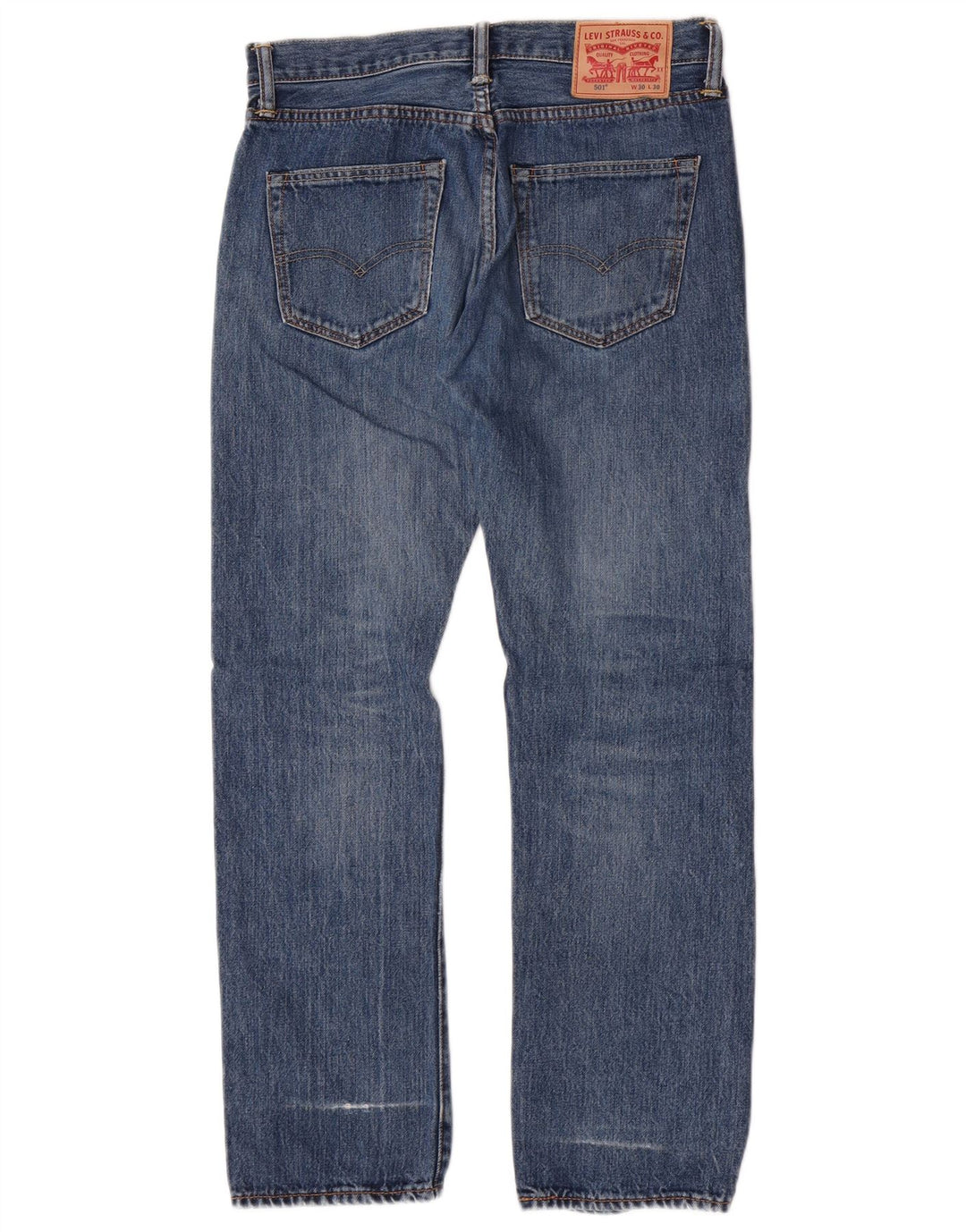 Męskie proste dżinsy Levi's W30 L30 Niebieskie bawełniane