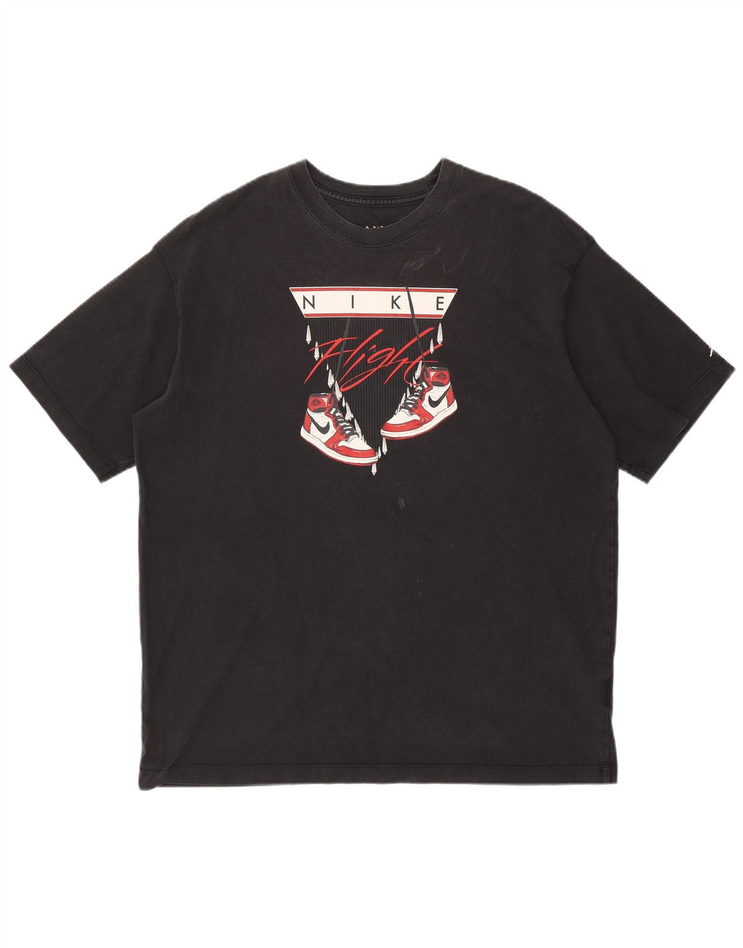 Męska koszulka oversize JORDAN z grafiką, XL, czarna, bawełniana