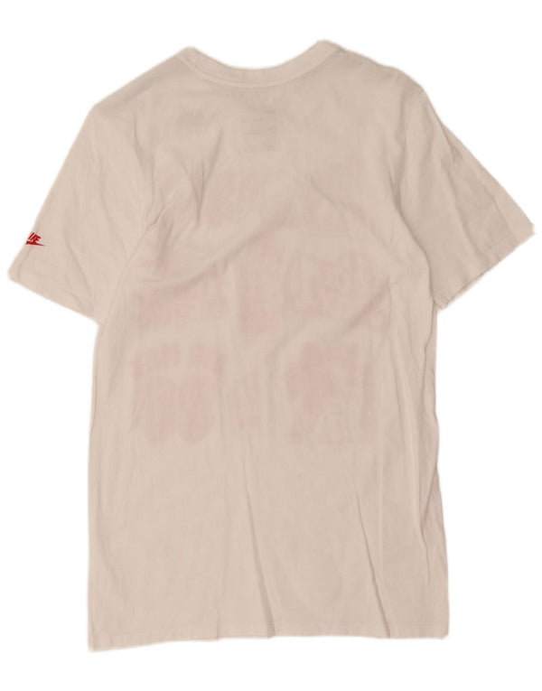 Męski T-shirt Nike Athletic Cut Graphic Top XS, biały