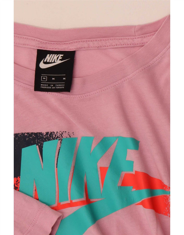 Męski T-shirt Nike z grafiką, średni róż