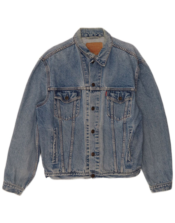 Męska kurtka dżinsowa Levi's UK 40, duża, niebieska, bawełniana