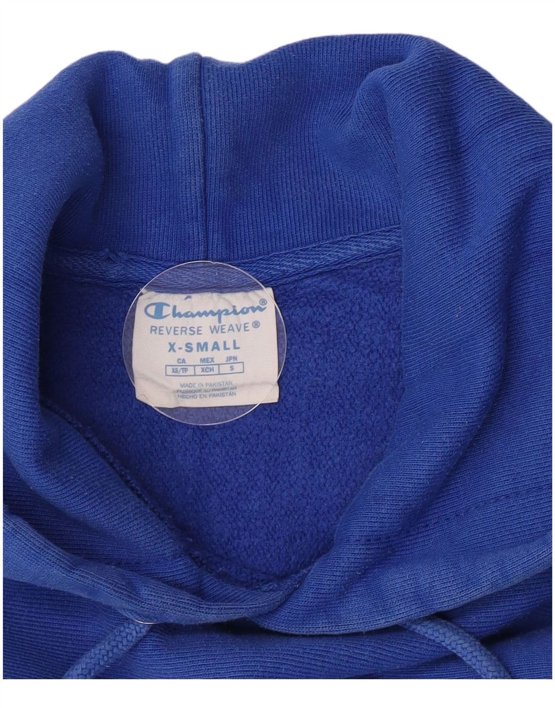 Męski sweter z kapturem Champion Reverse Weave XS w kolorze niebieskim