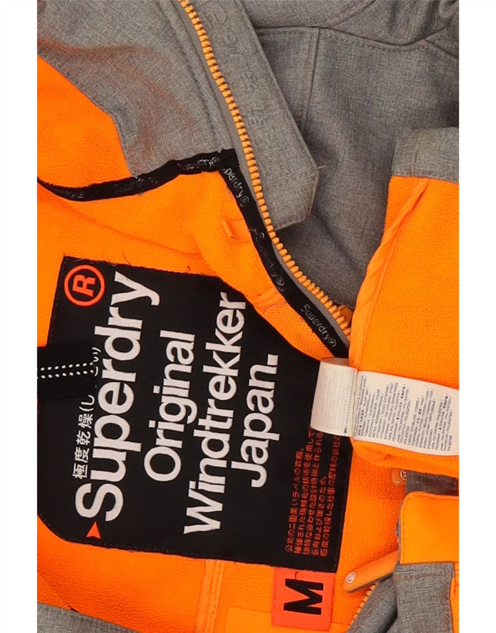 Męska wiatrówka Superdry Windtrekker Graphic UK 38 Medium Grey