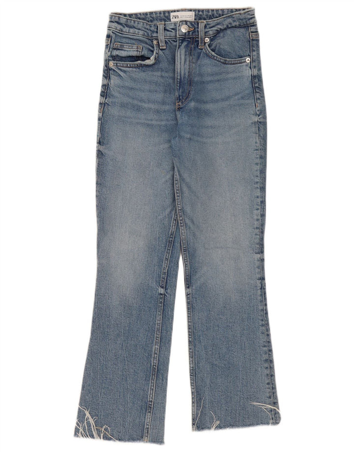 Jeansy damskie Bootcut Zara EU 34 2XS W24 L26 Niebieskie