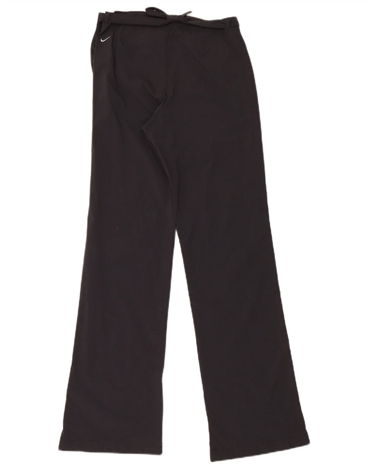 Damskie spodnie dresowe Nike UK 8/10, małe, czarne, nylonowe