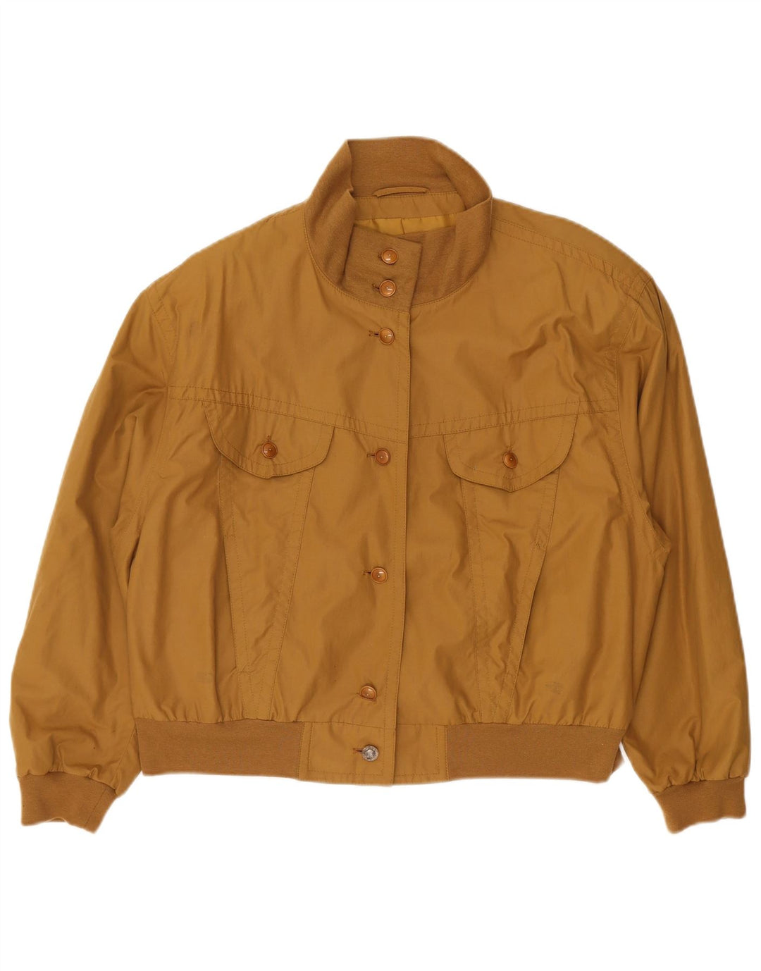 PETITE MADEMOISELLE Womens Bomber Jacket EU 42 Large Brown Cotton