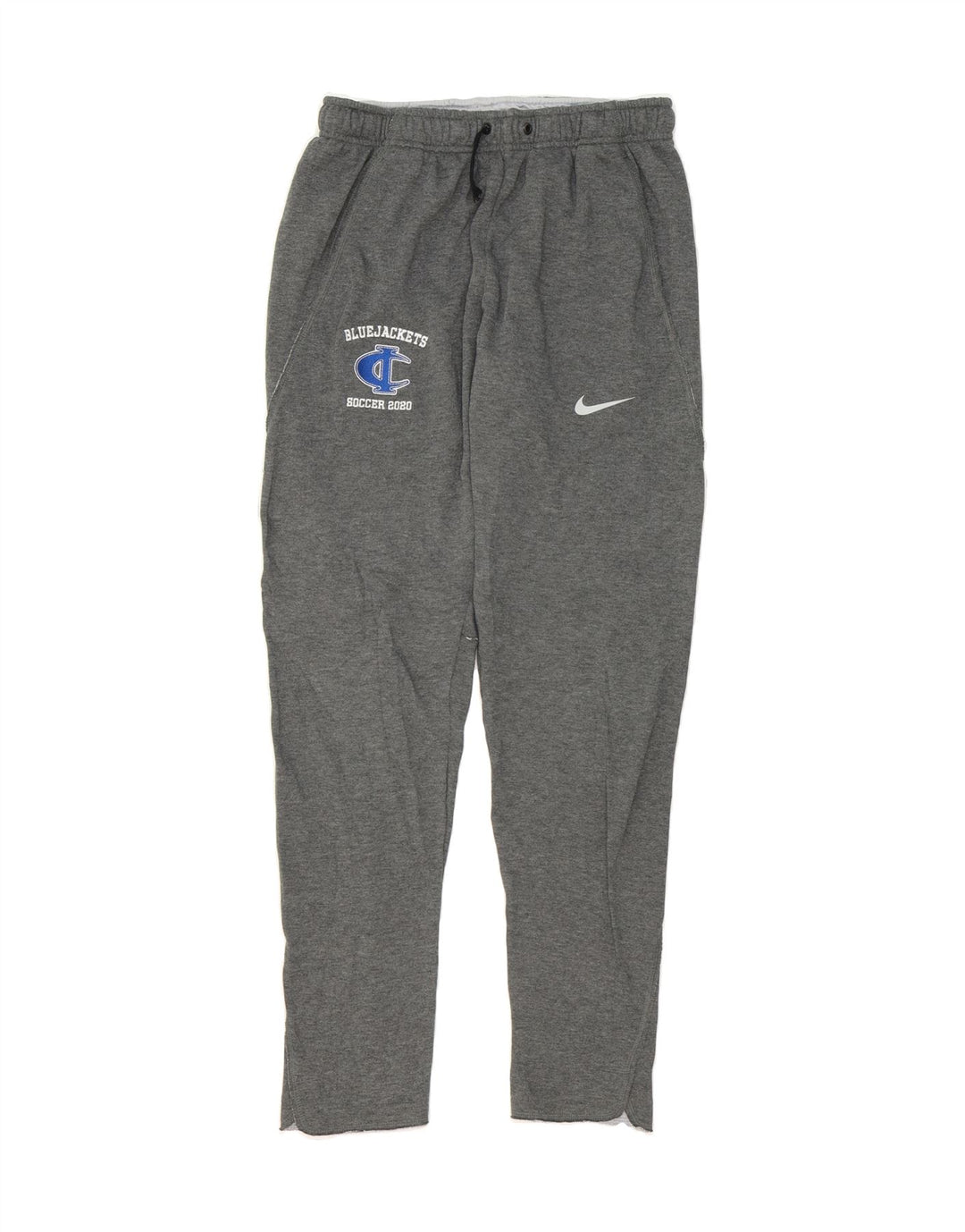 NIKE Mens Graphic Tracksuit Trousers Medium  Grey Polyester Vintage Nike and Second-Hand Nike from Messina Hembry 