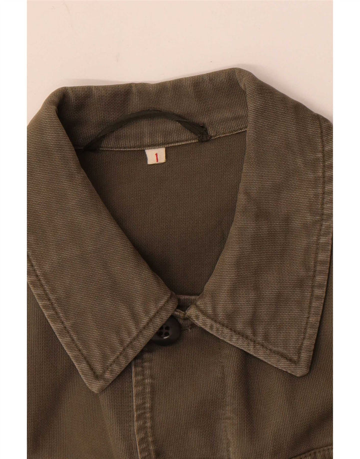 Damska koszula wojskowa vintage UK 10 Small Khaki
