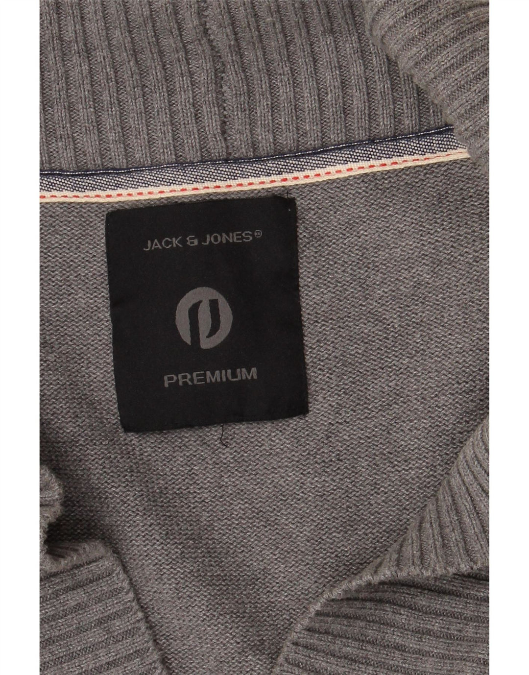 Męski sweter JACK & JONES, mały, szary