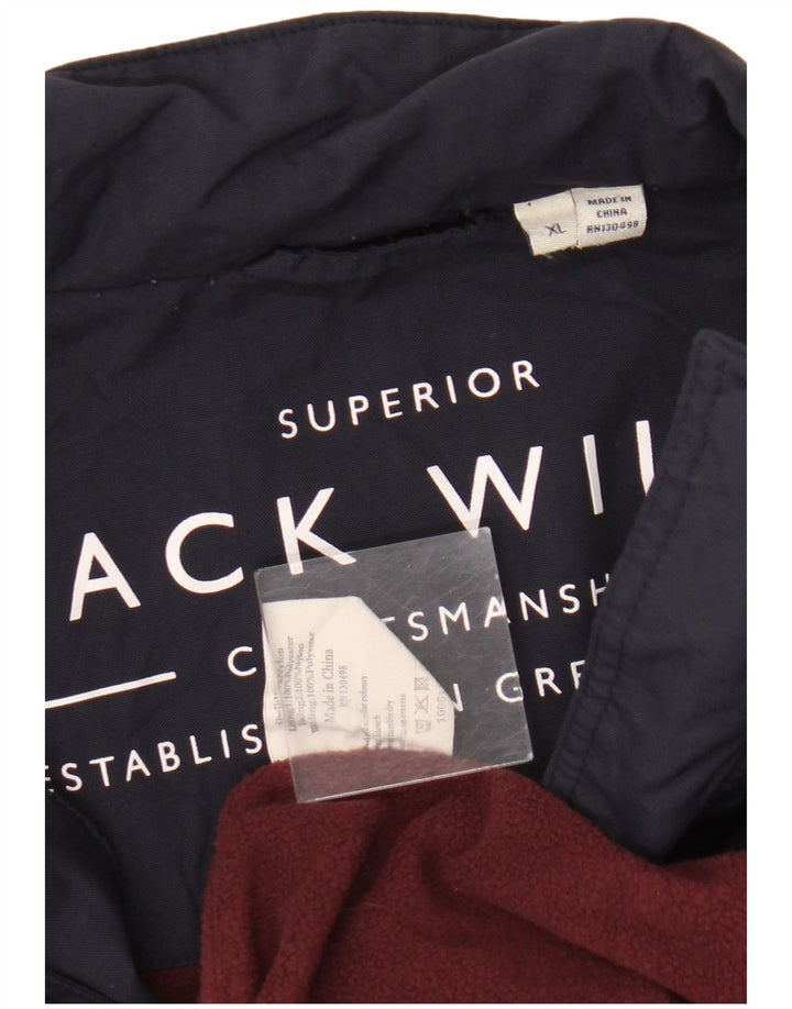 Męska kurtka wiatrówka Jack Wills UK 42 XL, granatowa, nylonowa