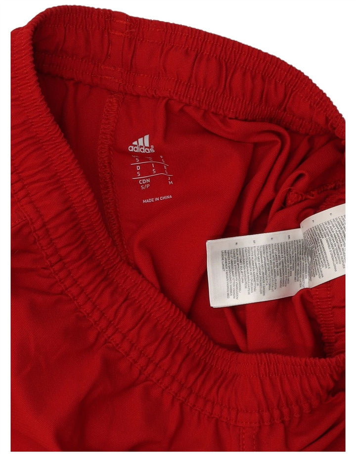 Damskie spodenki sportowe Adidas Climacool Graphic UK 8, małe, czerwone, poliestrowe
