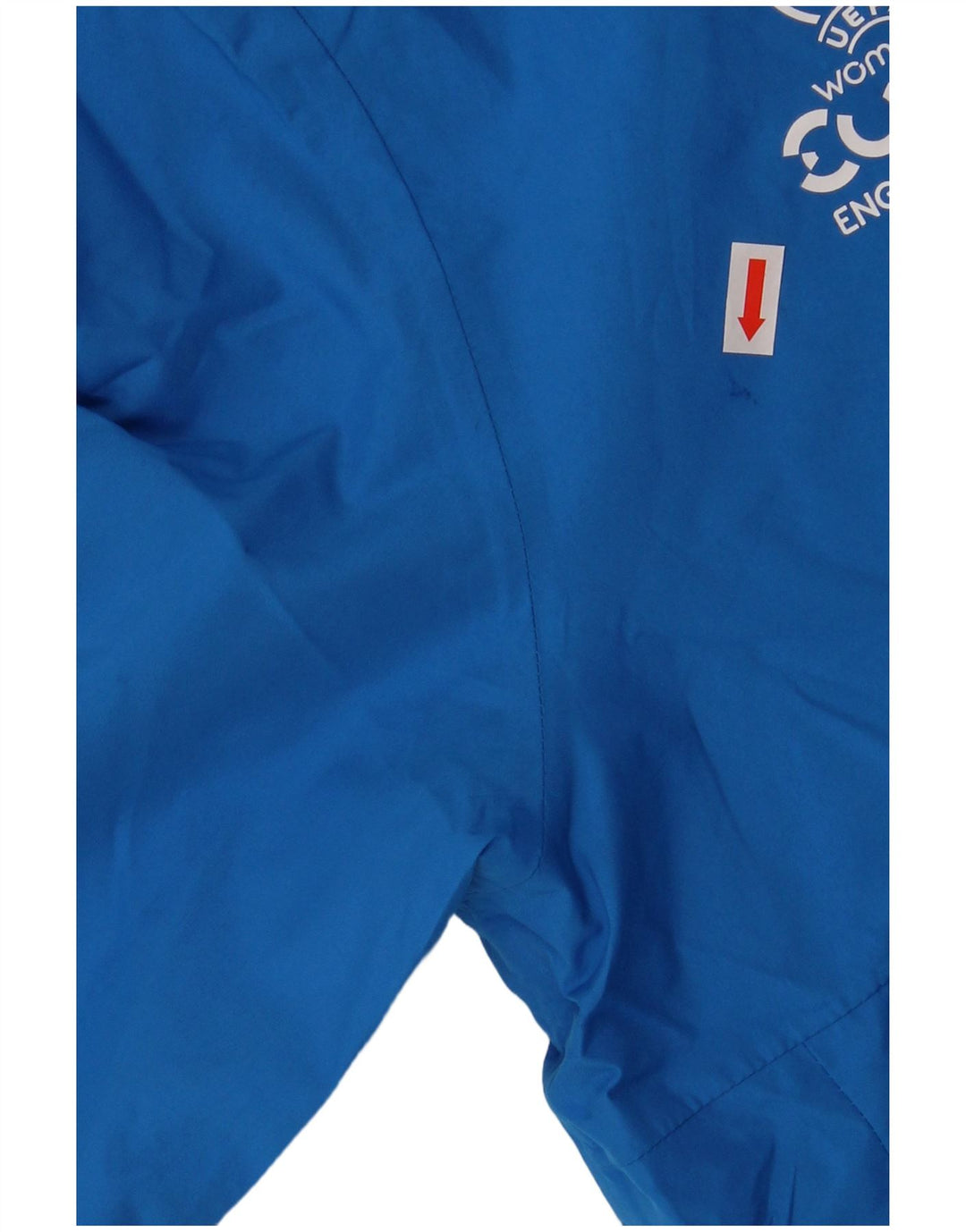 Męska kurtka przeciwdeszczowa z kapturem Adidas Graphic UK 34 XS Niebieski poliester