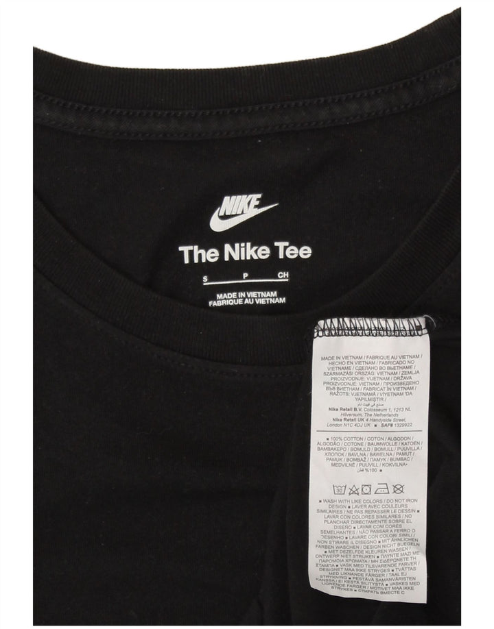 T-shirt męski Nike, mały, czarny, bawełniany