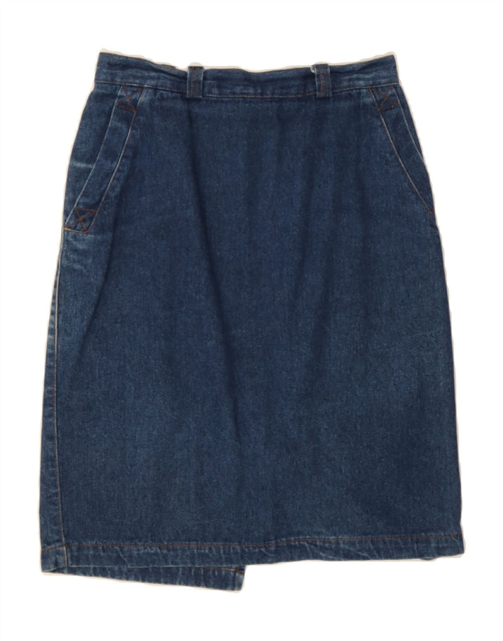 VINTAGE Womens Denim Skirt W28 Medium  Blue Vintage Vintage and Second-Hand Vintage from Messina Hembry 