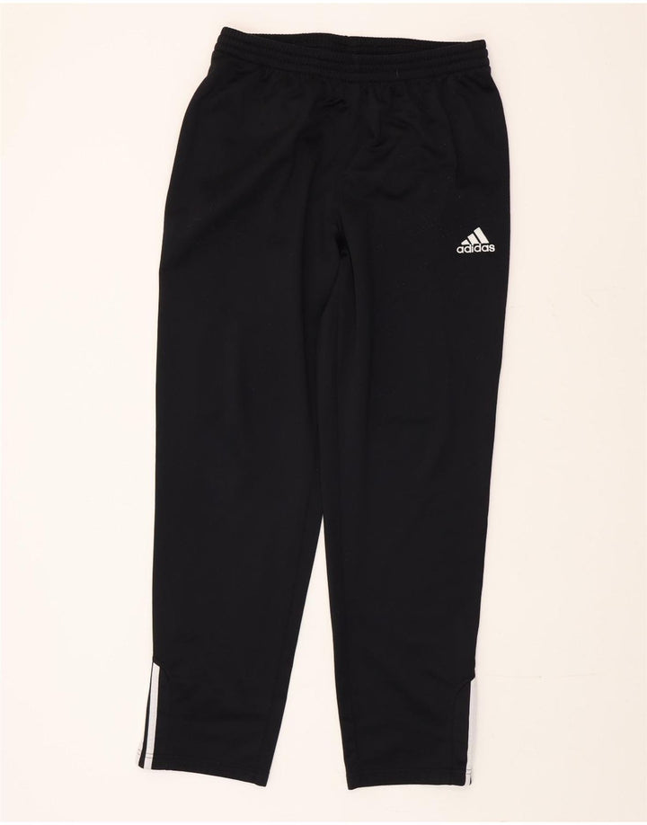 Męskie spodnie dresowe Adidas UK 42/44, duże, czarne, poliestrowe