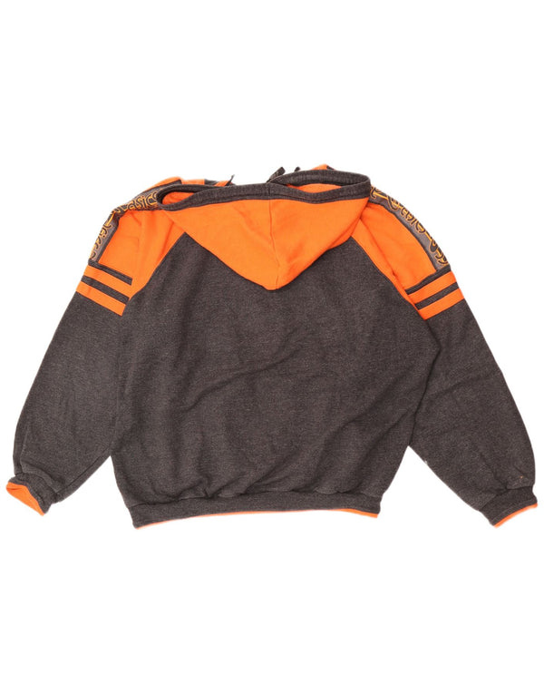 Męska bluza z kapturem i zamkiem błyskawicznym Asics XL w kolorze szarym