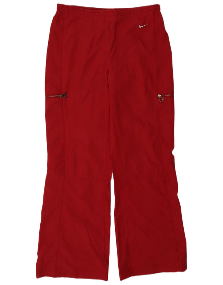 Damskie spodnie dresowe Nike Cargo UK 14/16, duże, czerwone, poliestrowe