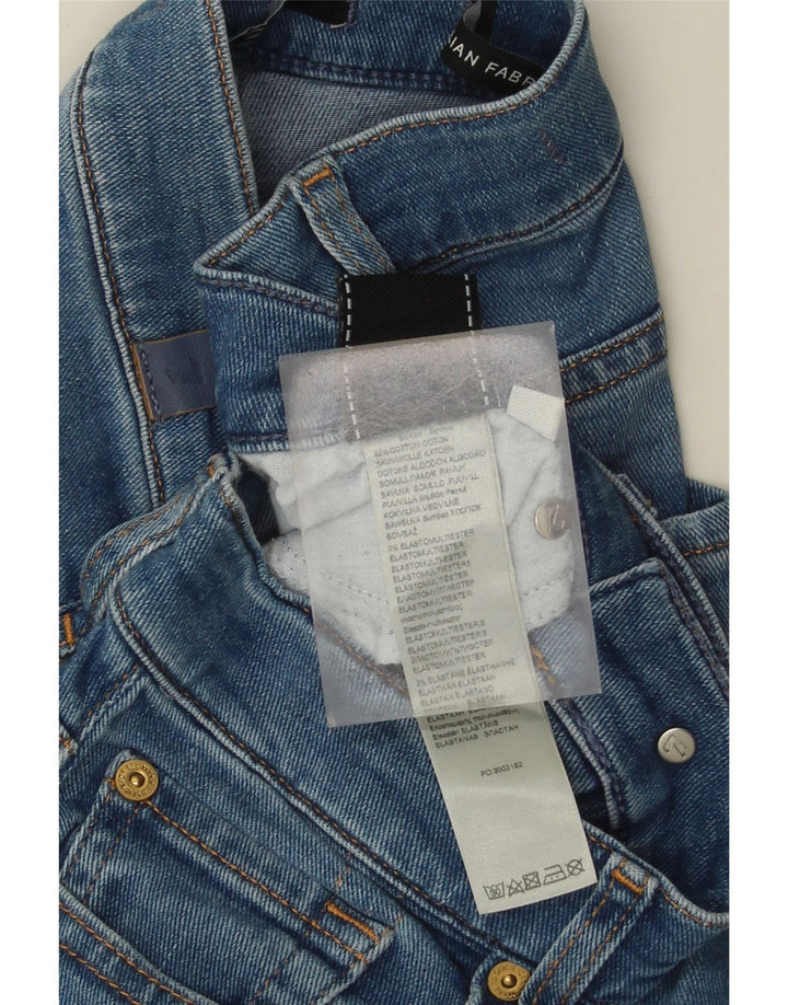 Damskie jeansy slim 7 For All Mankind W28 L28 Niebieska bawełna