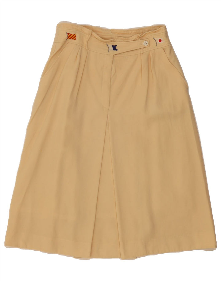 VINTAGE Womens A-Line Skirt W28 Medium Beige Vintage Vintage and Second-Hand Vintage from Messina Hembry 