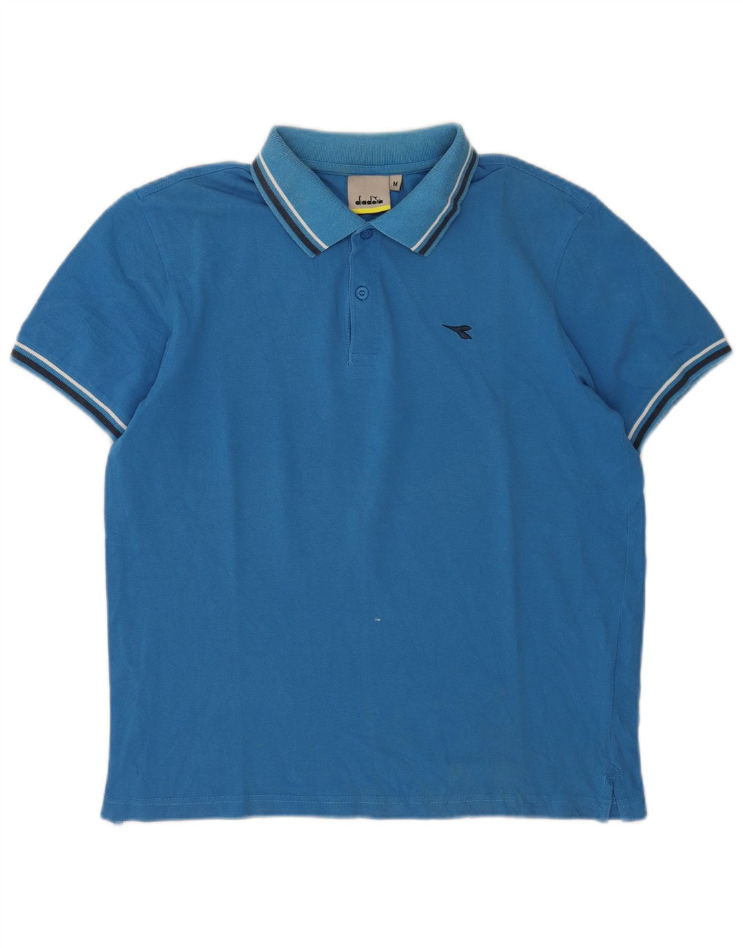 Męska koszulka polo Diadora, niebieska, bawełniana