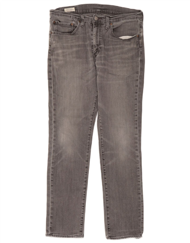 Męskie jeansy Levi's W34 L32 Szara bawełna