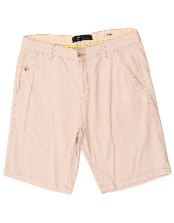 Męskie spodenki chino Zara Sunset EU 40 Medium W31 Off White Check