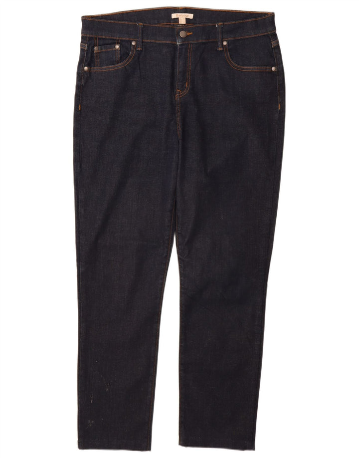 Damskie jeansy proste BARBOUR UK 18 XL W34 L28 Granatowe, bawełniane
