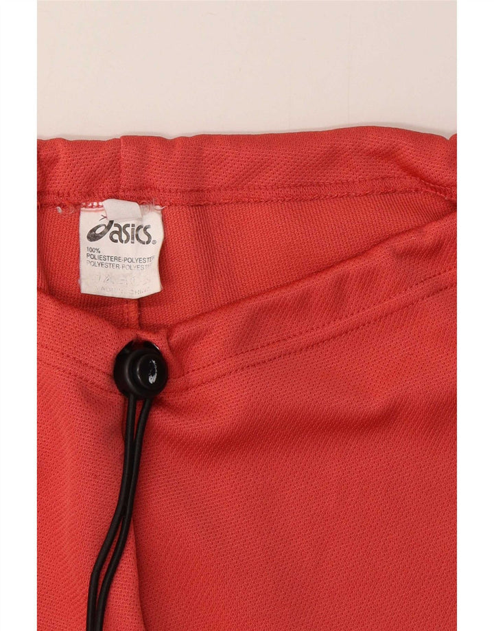 Damskie spodnie dresowe Asics UK 14, duże, różowe, poliestrowe