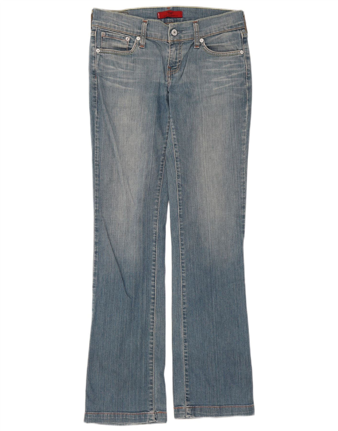 Damskie dżinsy Levi's Eve Straight W31 L34 Niebieska bawełna
