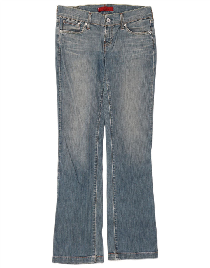 Damskie dżinsy Levi's Eve Straight W31 L34 Niebieska bawełna