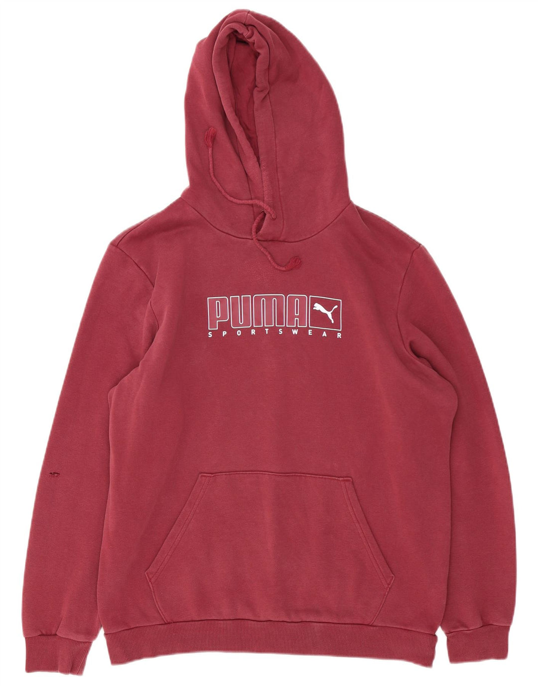 Męski sweter z kapturem Puma w kolorze średniego burgunda