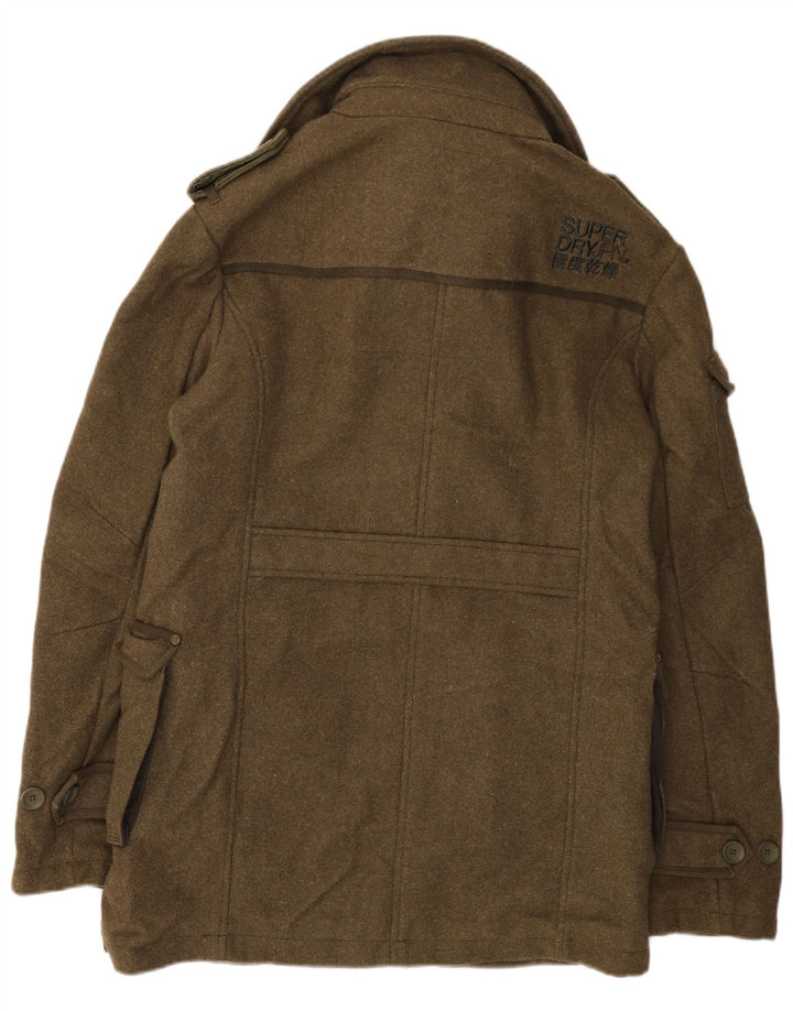 Męski wojskowy wiatrówka Superdry UK 42 XL, wełna khaki
