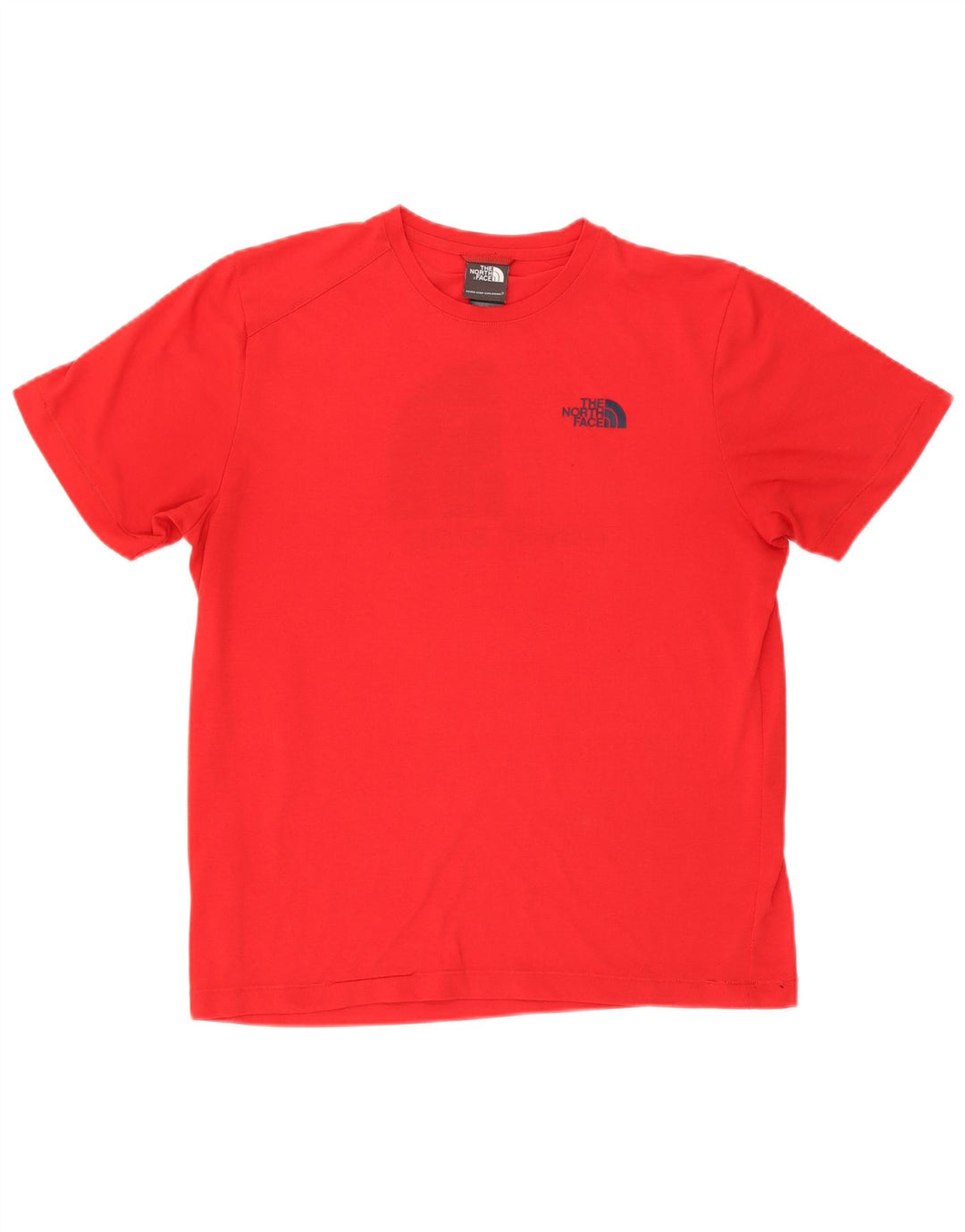Męski T-shirt z grafiką The North Face, czerwony, poliestrowy